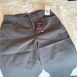 Gloria Vanderbilt Women's Straight Leg Jeans - Charcoal